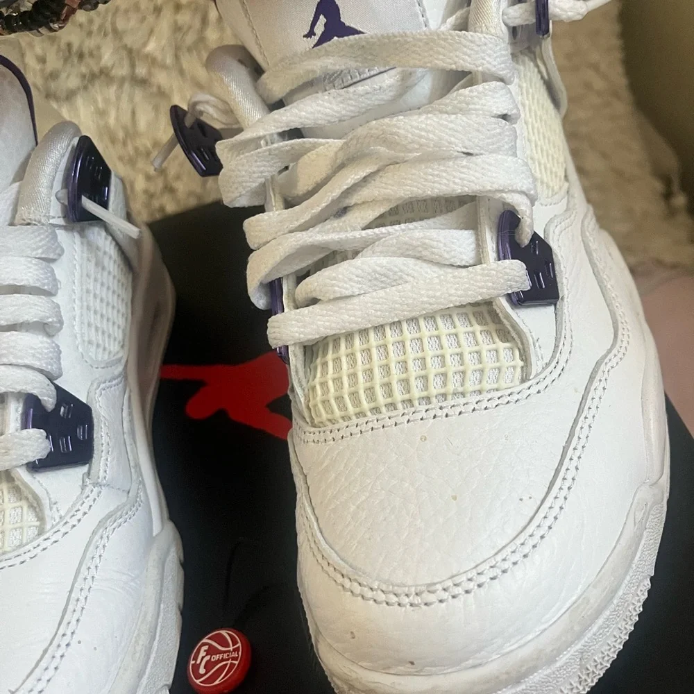 Jordan 4 metallic purple - Picture 4 of 10